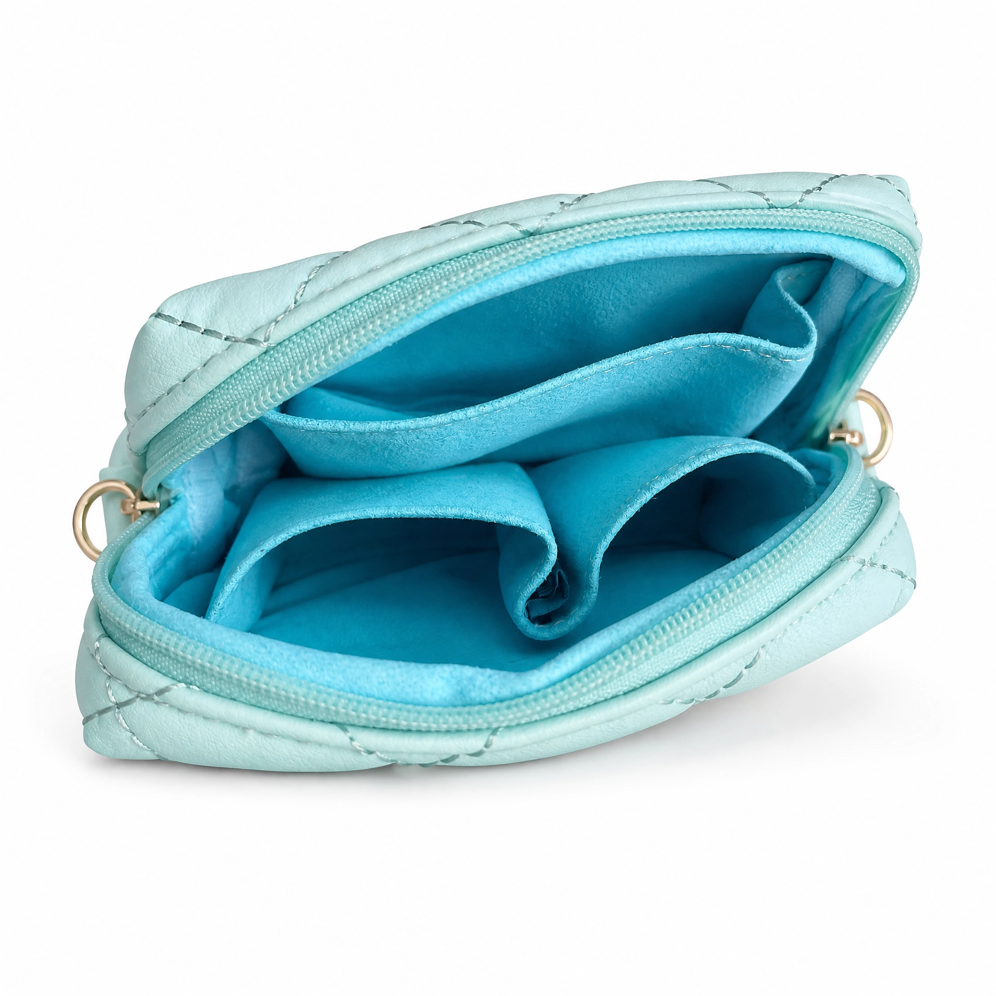 Nini S diamond pattern portable pouch