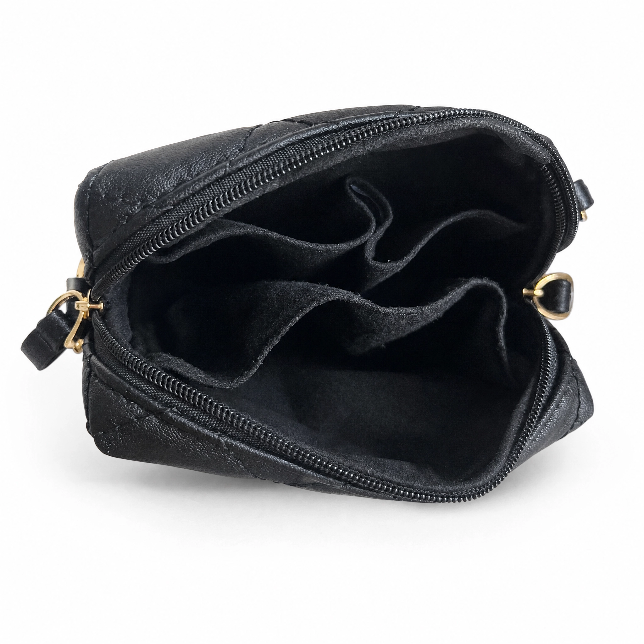 Nini S diamond pattern portable pouch