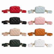 Nini S diamond pattern portable pouch