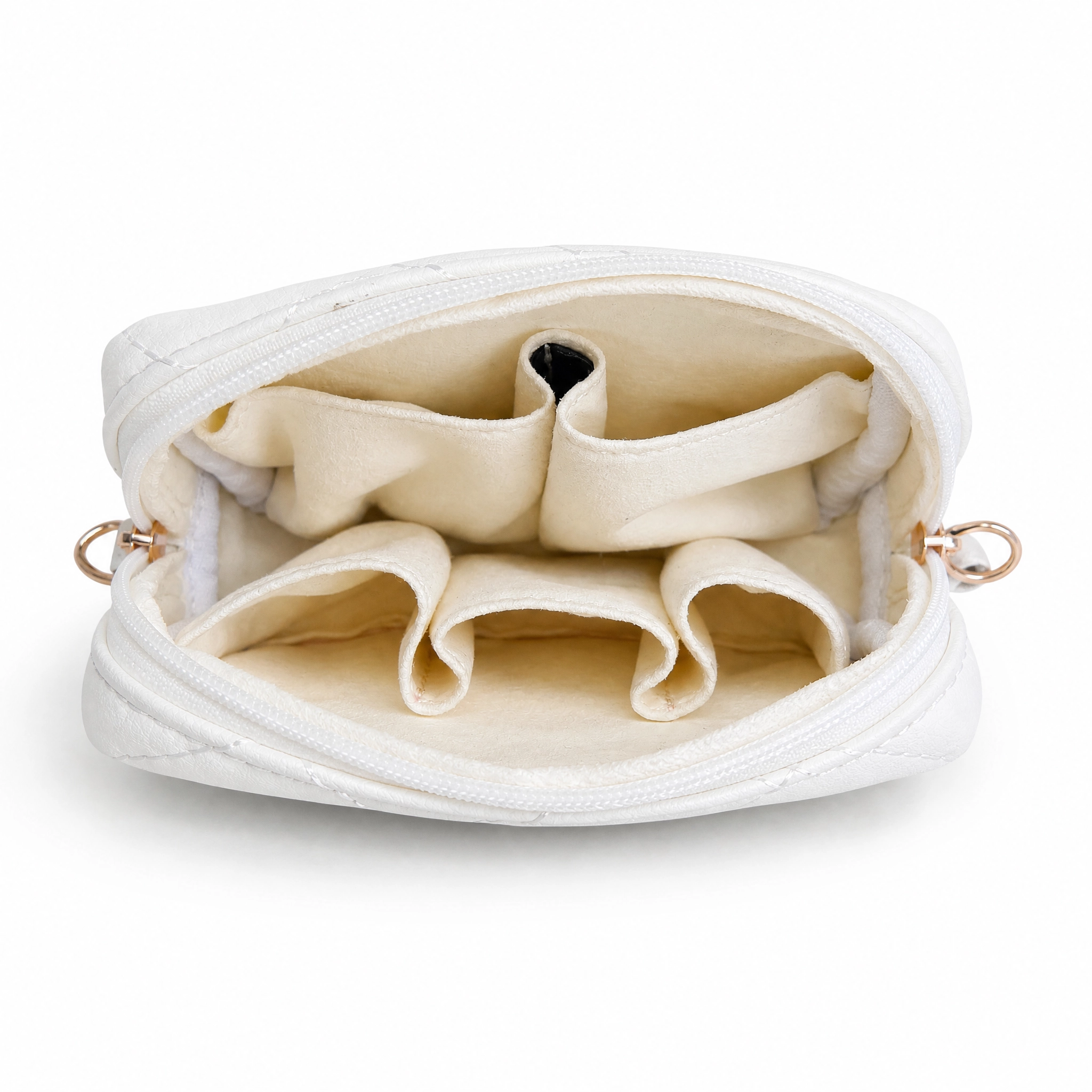 Nini S diamond pattern portable pouch