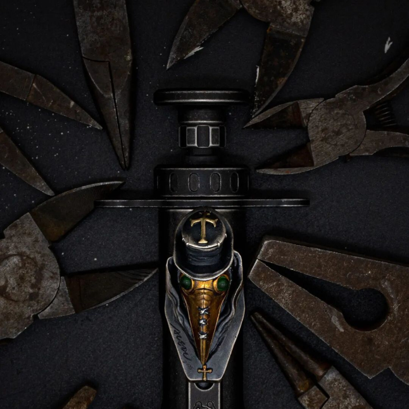 ACEDC & REANTIMATTER Plague Doctor Clip Decoration