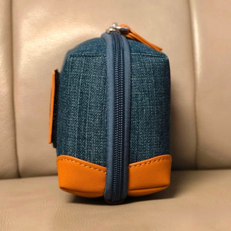 Nini M Denim Fabric portable pouch